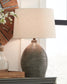 Joyelle Terracotta Table Lamp (1/CN) - Discount Furniture Connection
