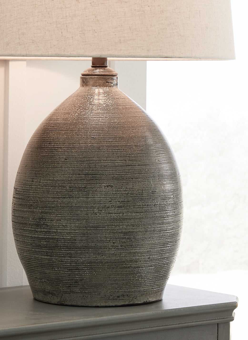 Joyelle Terracotta Table Lamp (1/CN) - Discount Furniture Connection
