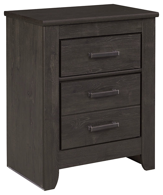 Brinxton Two Drawer Night Stand - Discount Furniture Connection