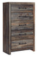 Drystan Five Drawer Chest - Discount Furniture Connection