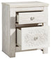 Paxberry Two Drawer Night Stand - Discount Furniture Connection
