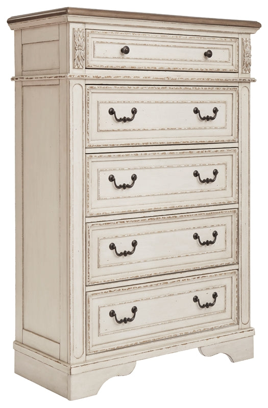Realyn Five Drawer Chest - Discount Furniture Connection