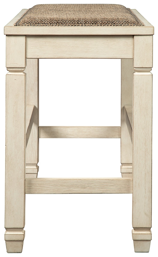 Bolanburg DBL Counter UPH Bench (1/CN) - Discount Furniture Connection