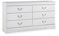 Anarasia Six Drawer Dresser - Discount Furniture Connection