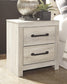 Cambeck Two Drawer Night Stand - Discount Furniture Connection
