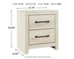 Cambeck Two Drawer Night Stand - Discount Furniture Connection