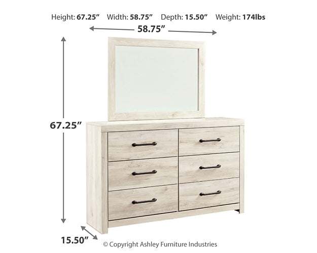 Cambeck Dresser and Mirror - Discount Furniture Connection