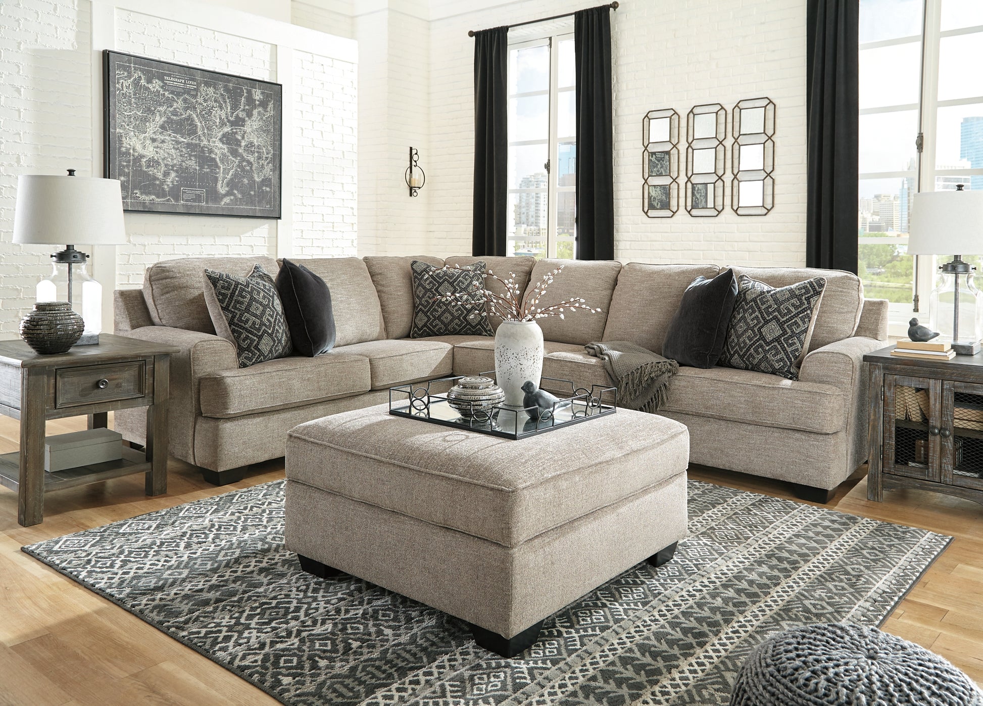 Bovarian 3-Piece Sectional - Discount Furniture Connection