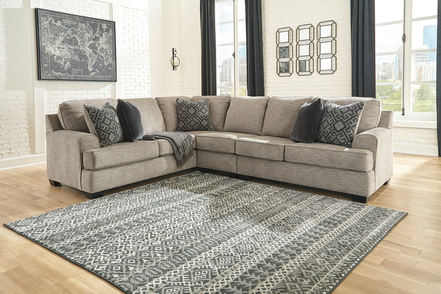 Bovarian 3-Piece Sectional - Discount Furniture Connection