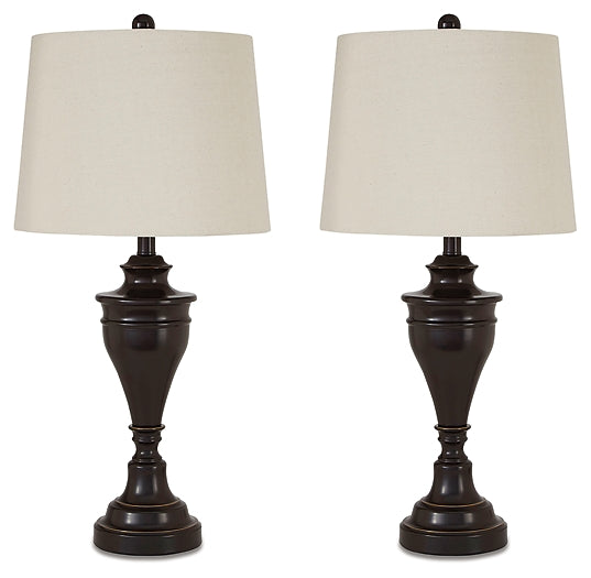 Darlita Metal Table Lamp (2/CN) - Discount Furniture Connection