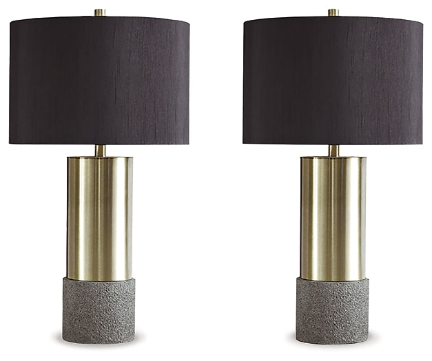 Jacek Metal Table Lamp (2/CN) - Discount Furniture Connection