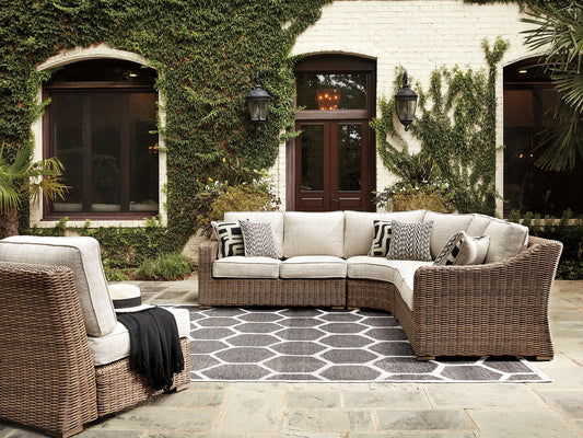 Beachcroft 5-Piece Outdoor Seating Set - Discount Furniture Connection
