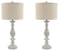 Bernadate Poly Table Lamp (2/CN) - Discount Furniture Connection