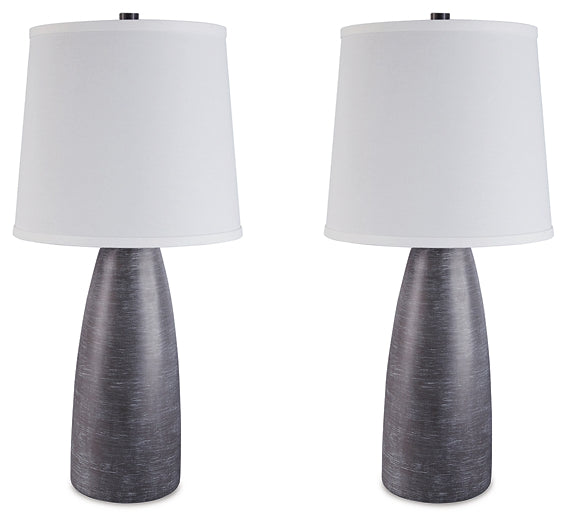 Shavontae Poly Table Lamp (2/CN) - Discount Furniture Connection