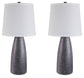 Shavontae Poly Table Lamp (2/CN) - Discount Furniture Connection