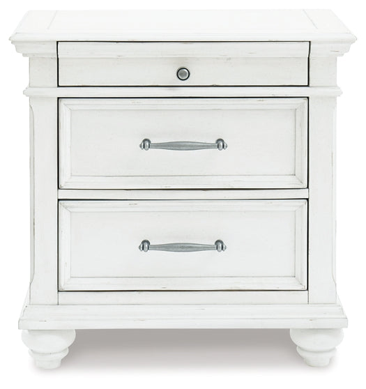 Kanwyn Three Drawer Night Stand - Discount Furniture Connection