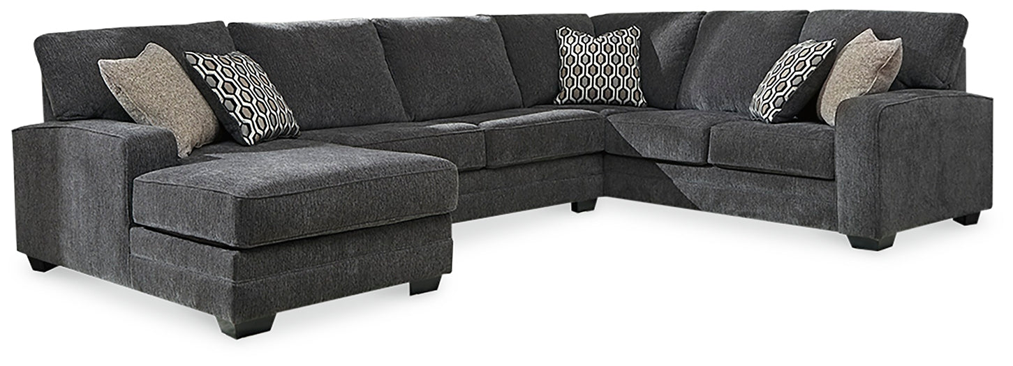 Tracling 3-Piece Sectional with Chaise - Discount Furniture Connection