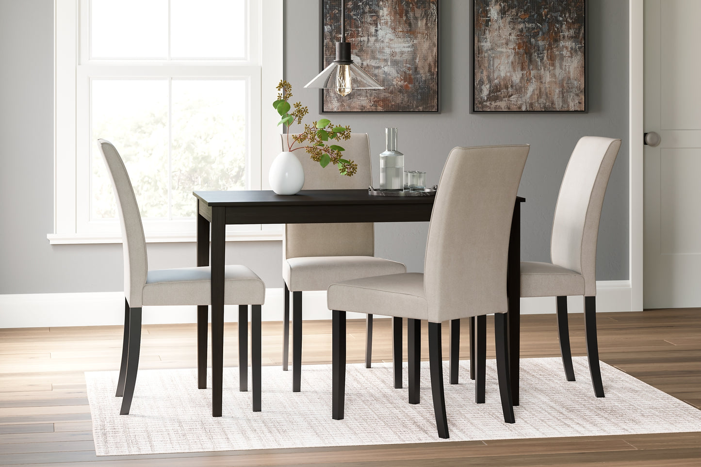 Kimonte Rectangular Dining Room Table - Discount Furniture Connection
