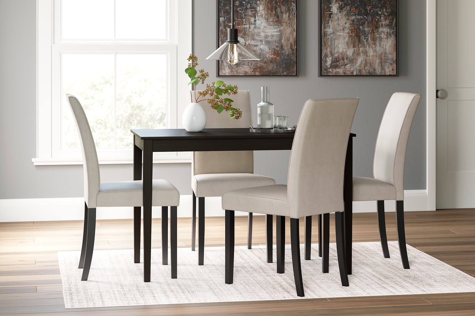 Kimonte Rectangular Dining Room Table - Discount Furniture Connection
