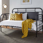 Twin Metal Day Bed - Black