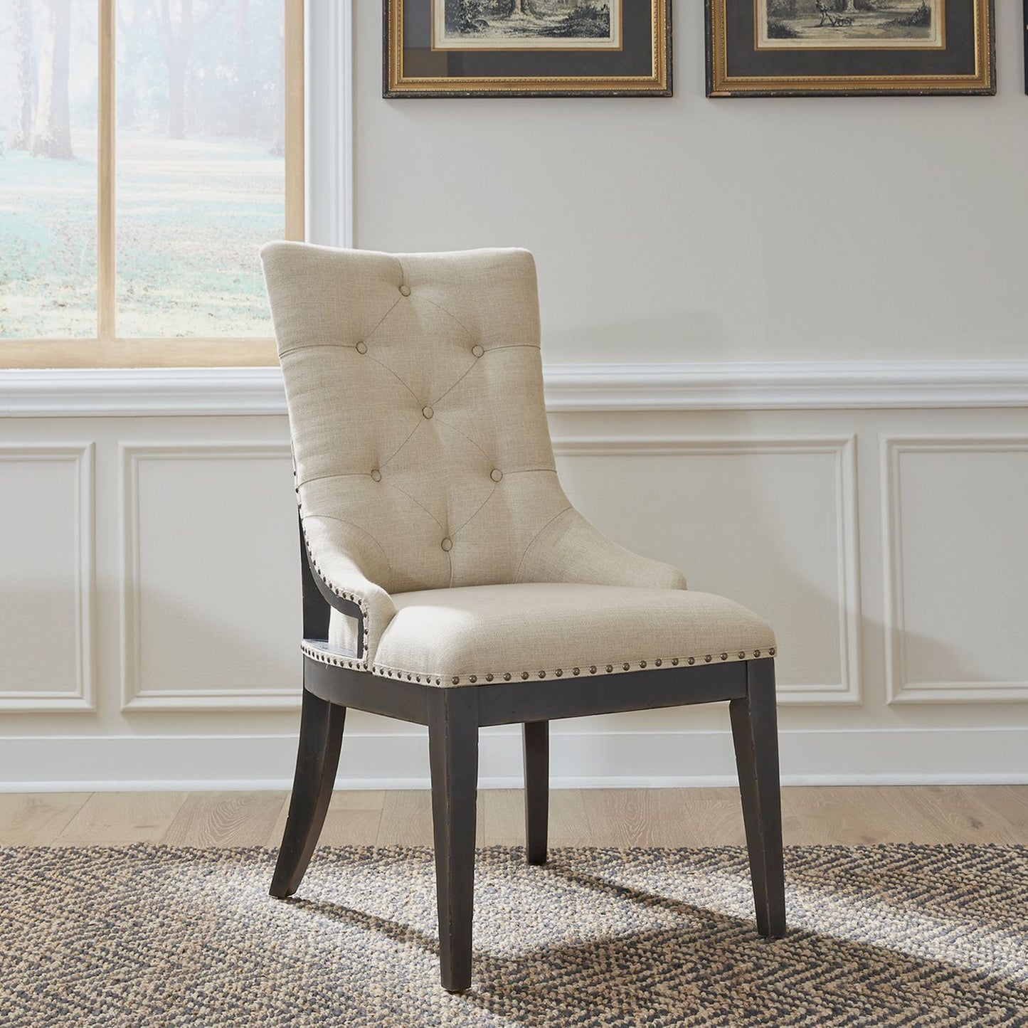 Uph Shelter Side Chair- Black (RTA)