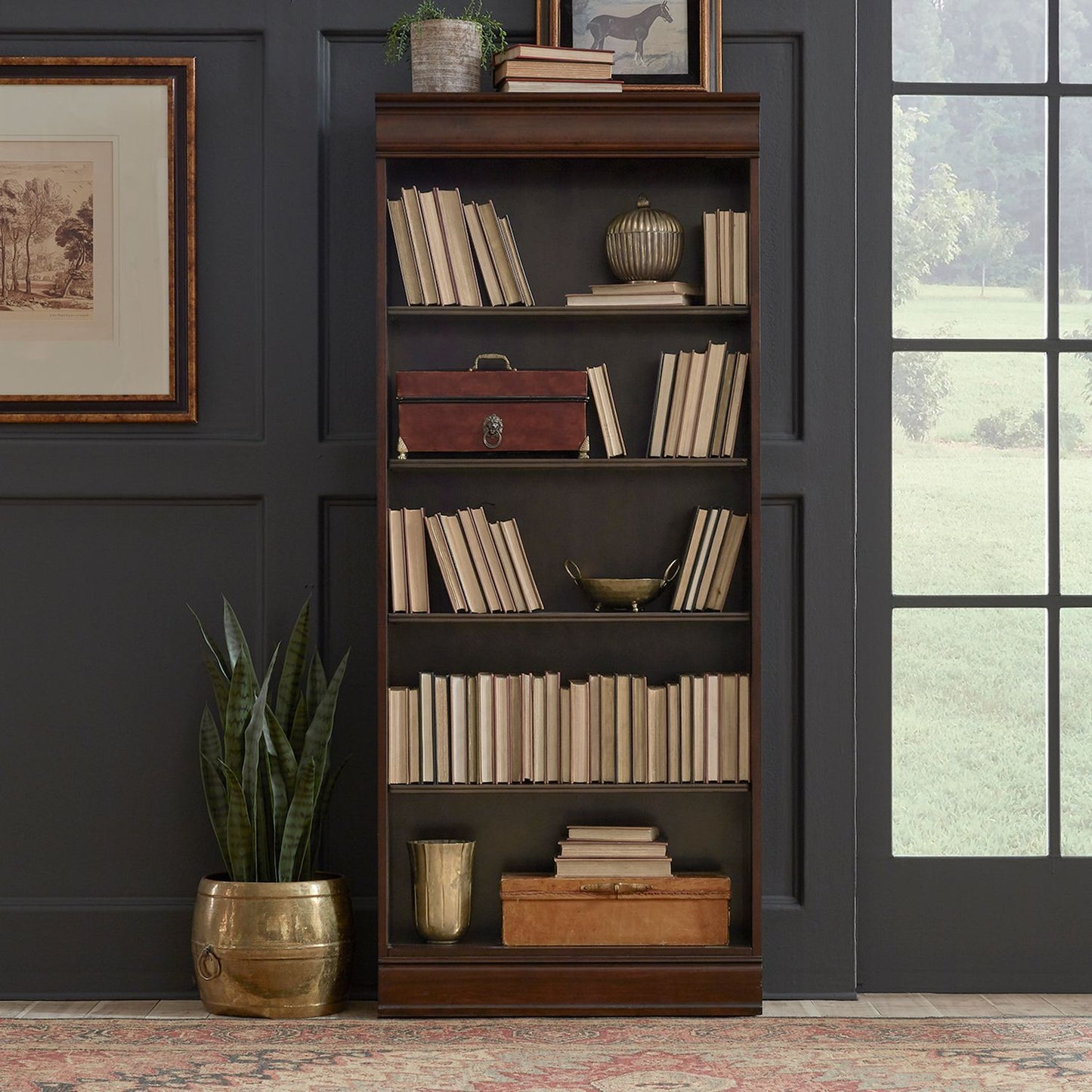 Jr Executive 72 Inch Bookcase (RTA)