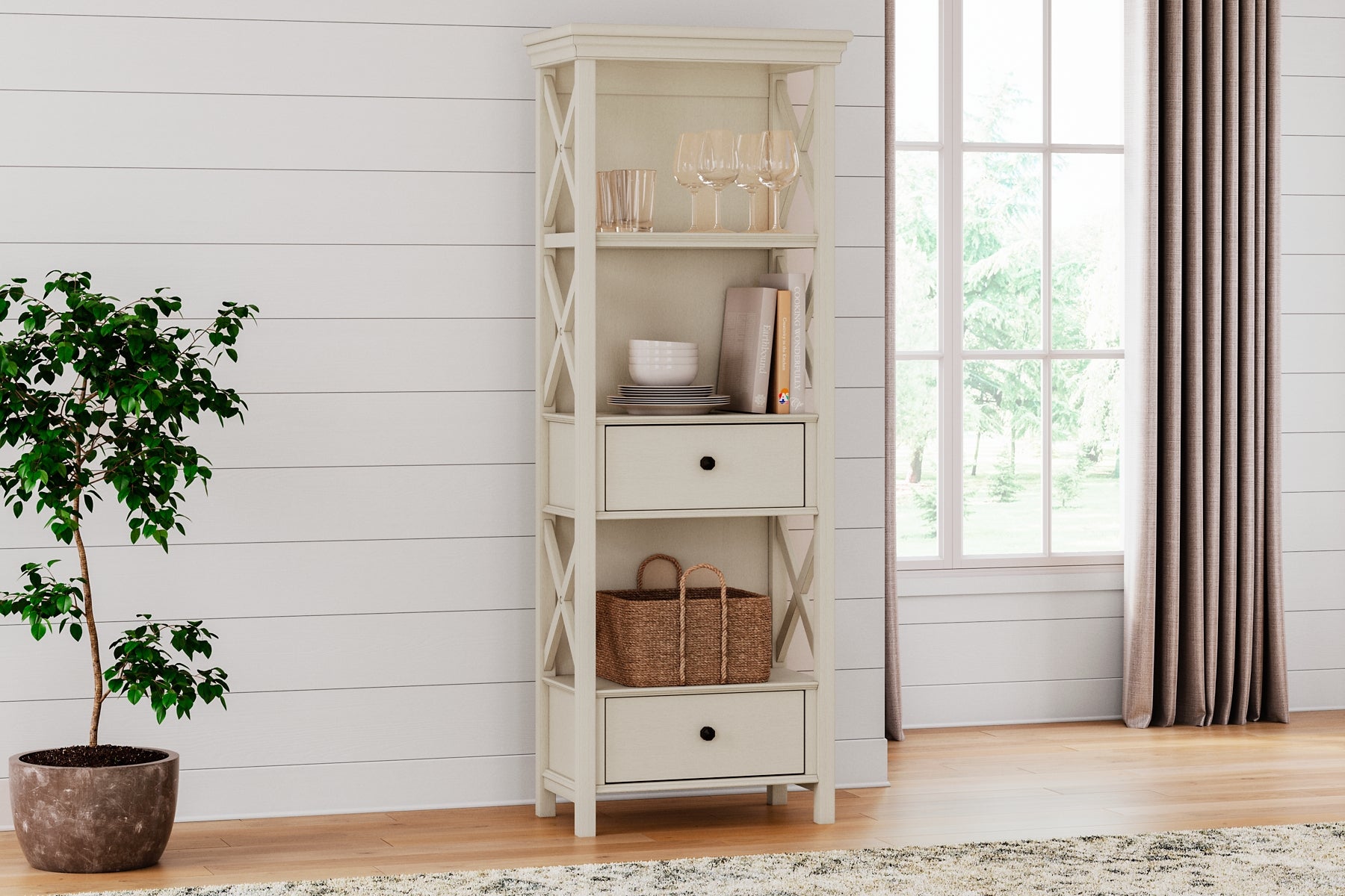 Bolanburg Display Cabinet - Discount Furniture Connection