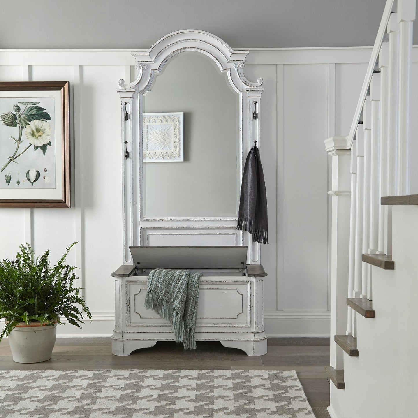 2 Piece Hall Tree Set