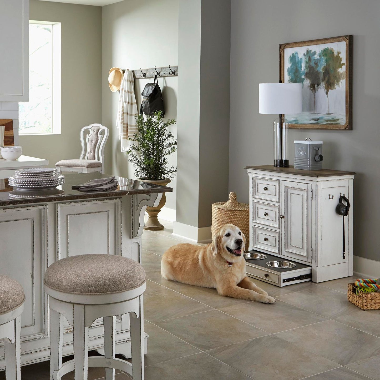 Pet Feeder Cabinet