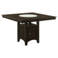 Gabriel 52-inch Counter Height Dining Table Cappuccino - Discount Furniture Connection