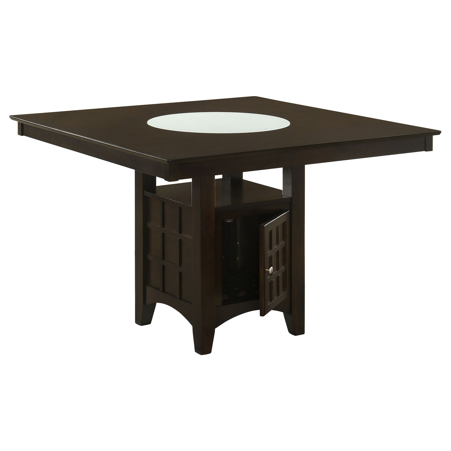 Gabriel 52-inch Counter Height Dining Table Cappuccino - Discount Furniture Connection