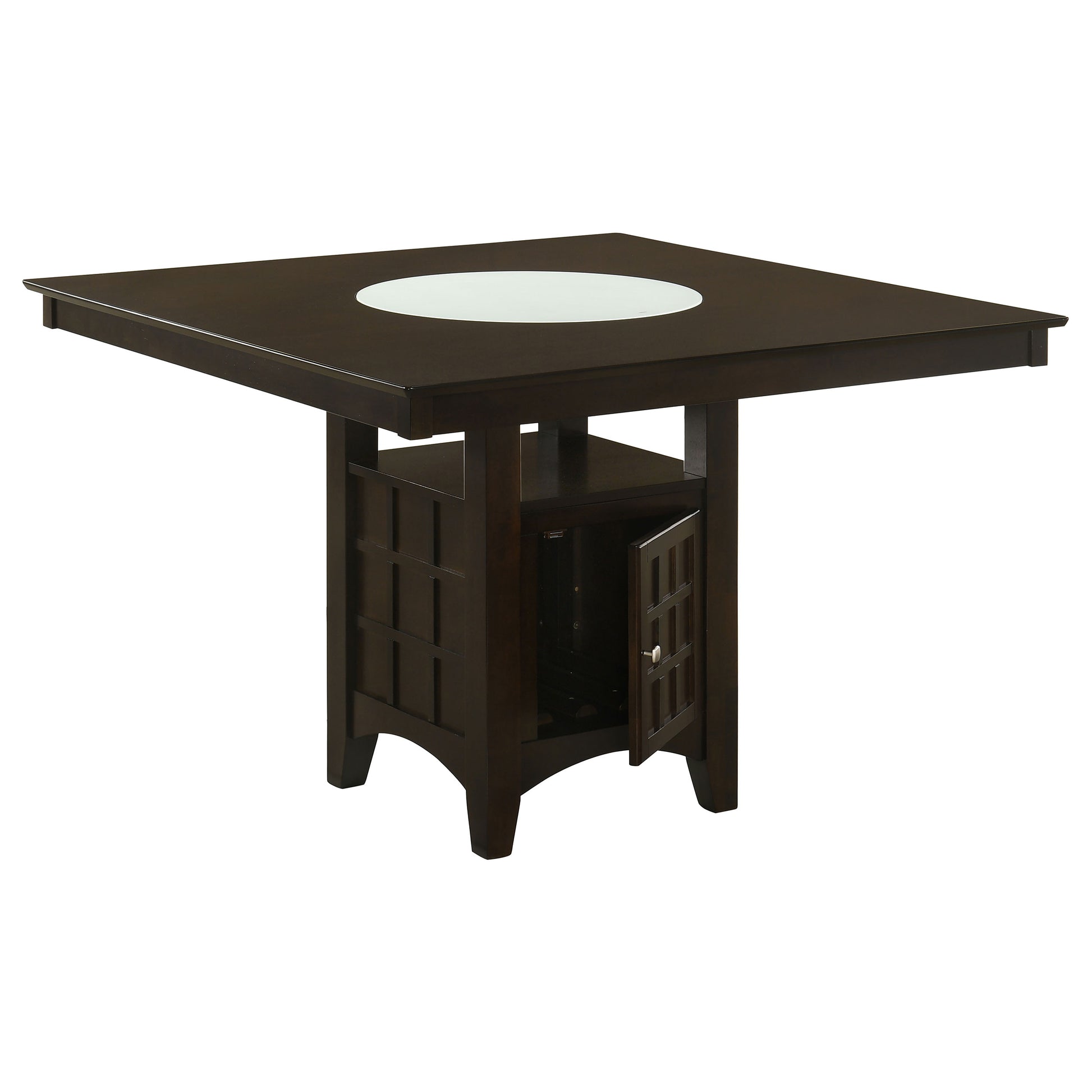 Gabriel 52-inch Counter Height Dining Table Cappuccino - Discount Furniture Connection
