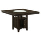 Gabriel 52-inch Counter Height Dining Table Cappuccino - Discount Furniture Connection