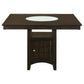 Gabriel 52-inch Counter Height Dining Table Cappuccino - Discount Furniture Connection