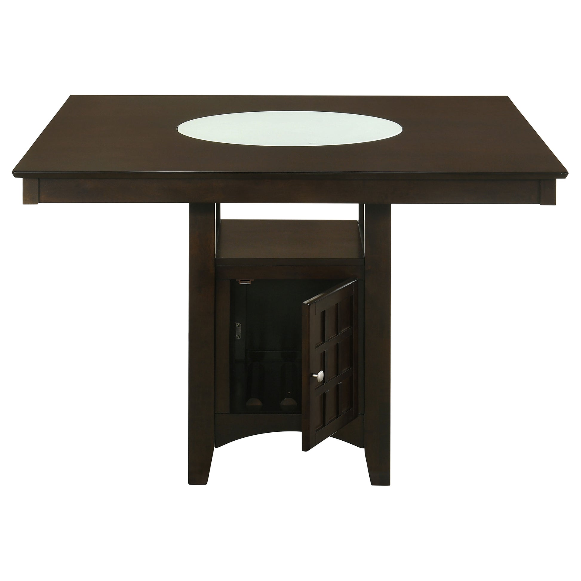 Gabriel 52-inch Counter Height Dining Table Cappuccino - Discount Furniture Connection