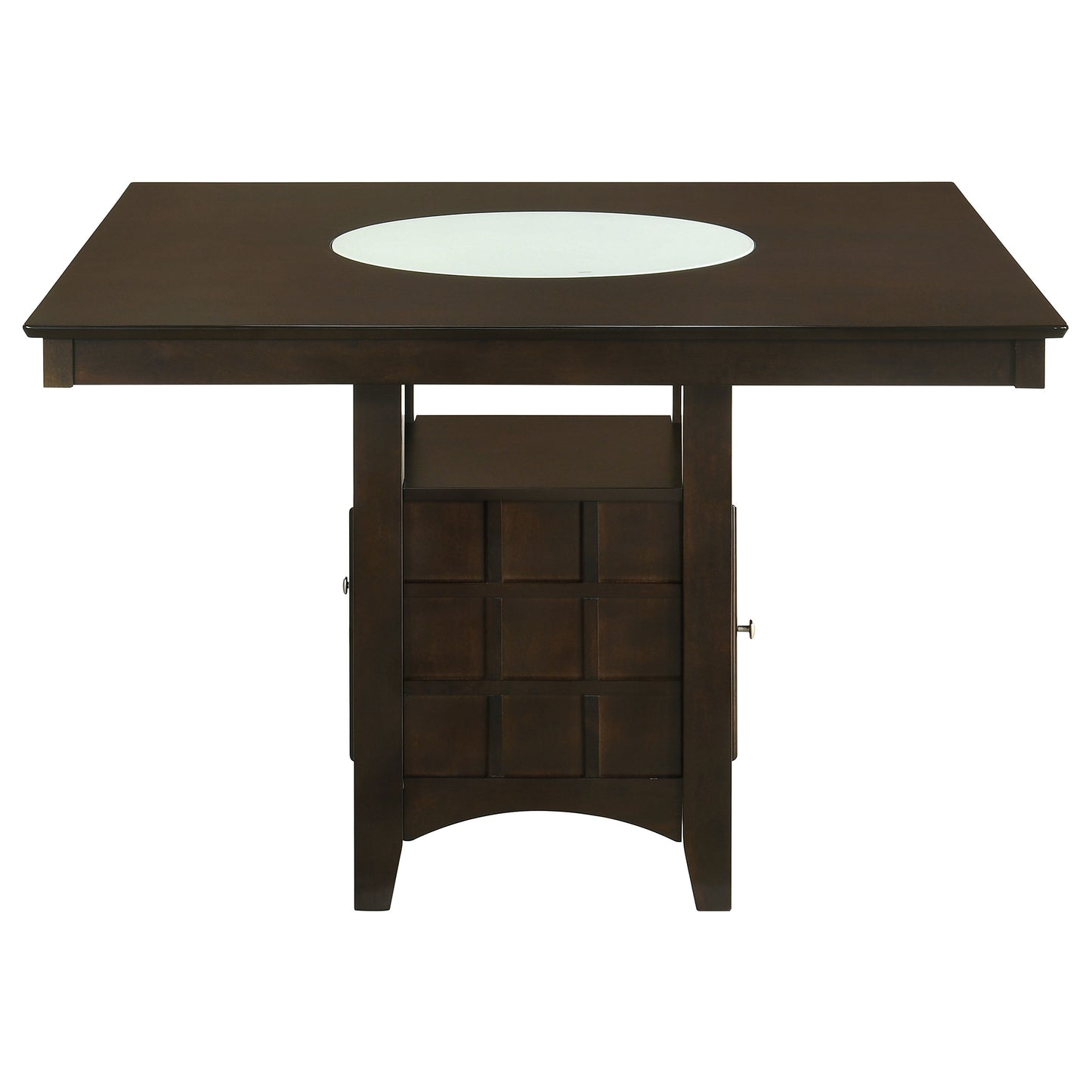 Gabriel 52-inch Counter Height Dining Table Cappuccino - Discount Furniture Connection