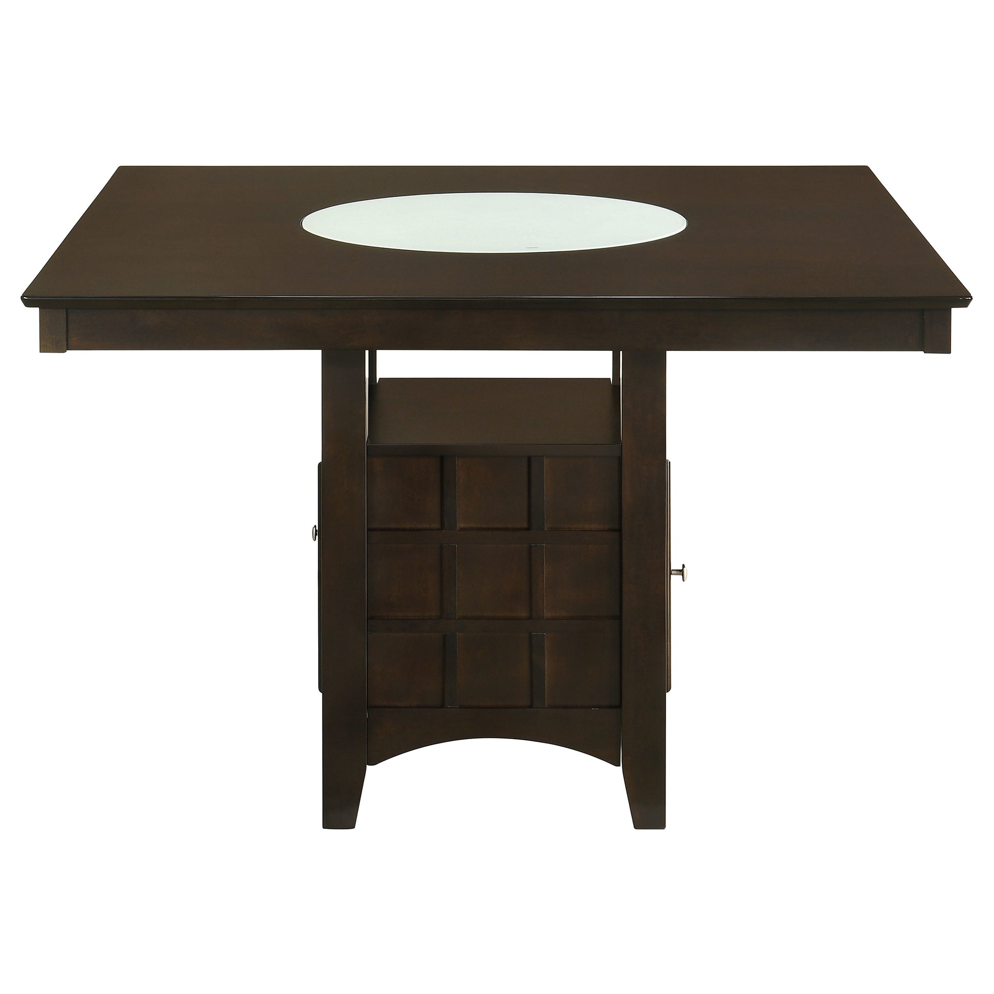 Gabriel 52-inch Counter Height Dining Table Cappuccino - Discount Furniture Connection