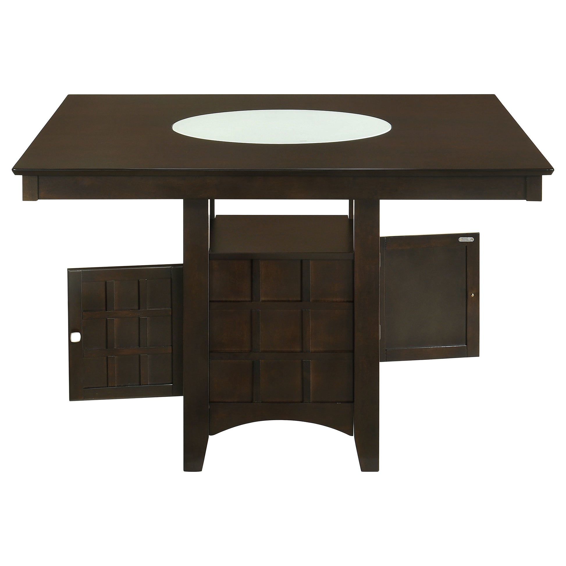 Gabriel 52-inch Counter Height Dining Table Cappuccino - Discount Furniture Connection