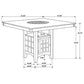 Gabriel 52-inch Counter Height Dining Table Cappuccino - Discount Furniture Connection