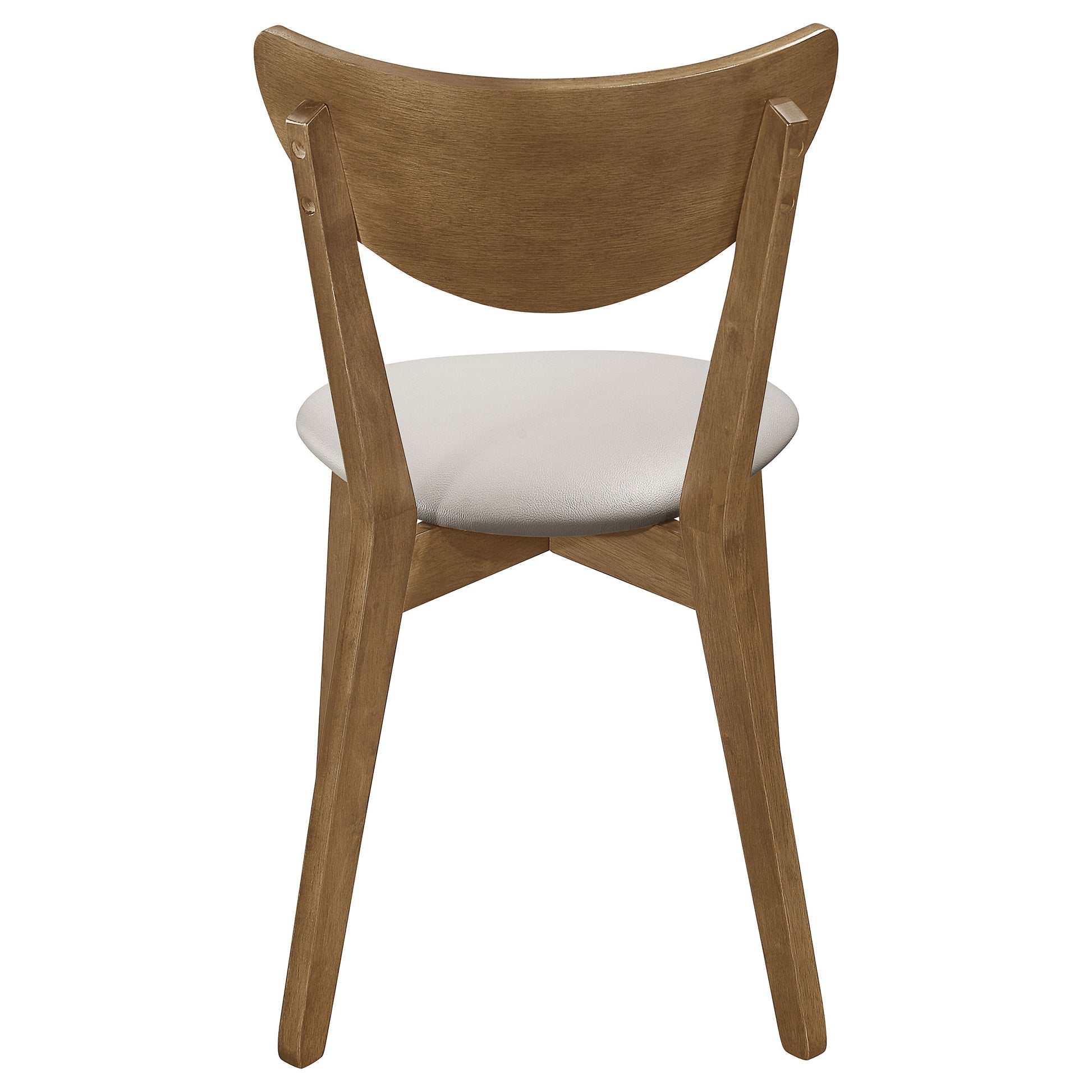 Kersey Wood Dining Side Chair Chestnut (Set of 2) - Discount Furniture Connection