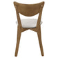 Kersey Wood Dining Side Chair Chestnut (Set of 2) - Discount Furniture Connection