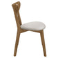 Kersey Wood Dining Side Chair Chestnut (Set of 2) - Discount Furniture Connection