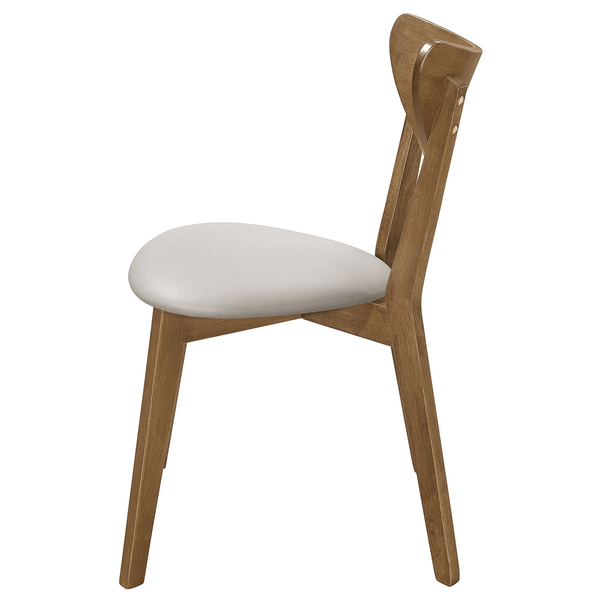 Kersey Wood Dining Side Chair Chestnut (Set of 2) - Discount Furniture Connection
