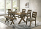 Alston 6-piece Rectangular Dining Table Set Knotty Nutmeg - Discount Furniture Connection