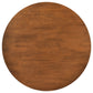 Dinah Round 47-inch Solid Wood Dining Table Walnut