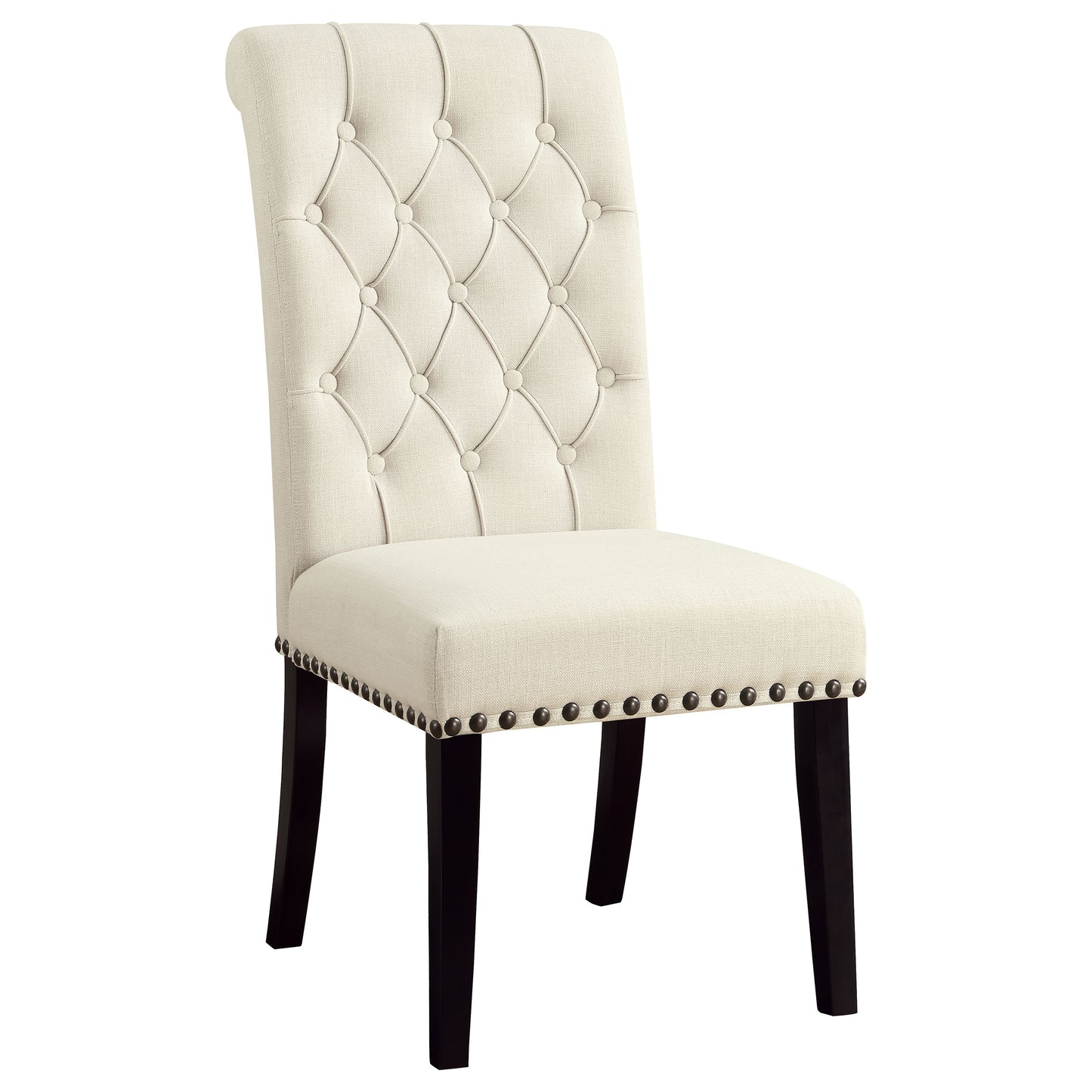 Alana Fabric Upholstered Dining Side Chair Beige (Set of 2) - Discount Furniture Connection