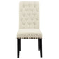 Alana Fabric Upholstered Dining Side Chair Beige (Set of 2) - Discount Furniture Connection