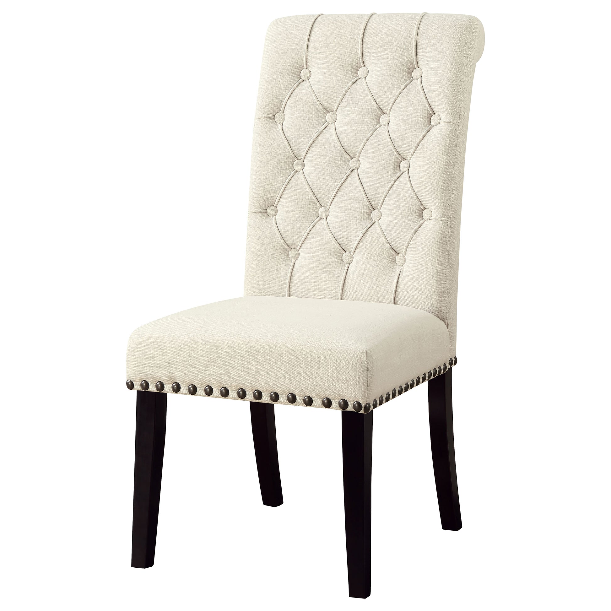 Alana Fabric Upholstered Dining Side Chair Beige (Set of 2) - Discount Furniture Connection