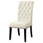 Alana Fabric Upholstered Dining Side Chair Beige (Set of 2) - Discount Furniture Connection