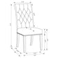Alana Fabric Upholstered Dining Side Chair Beige (Set of 2) - Discount Furniture Connection